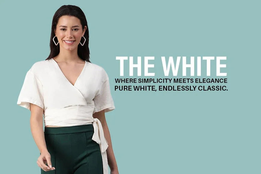 The white: Where simplicity meets elegance — pure white, endlessly classic - oxolloxo