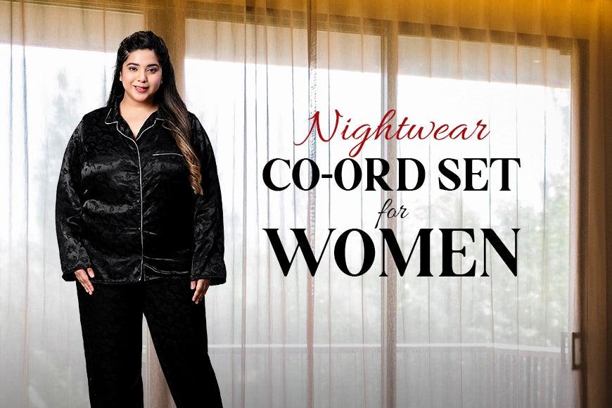 Style Meets Comfort: Nightwear Co-ord Set for Women