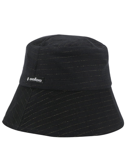 Zip Zap Solid Black Reversible Women Hat For Fashion