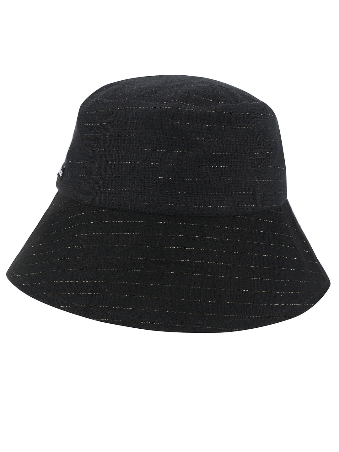 Zip Zap Solid Black Reversible Women Hat For Fashion