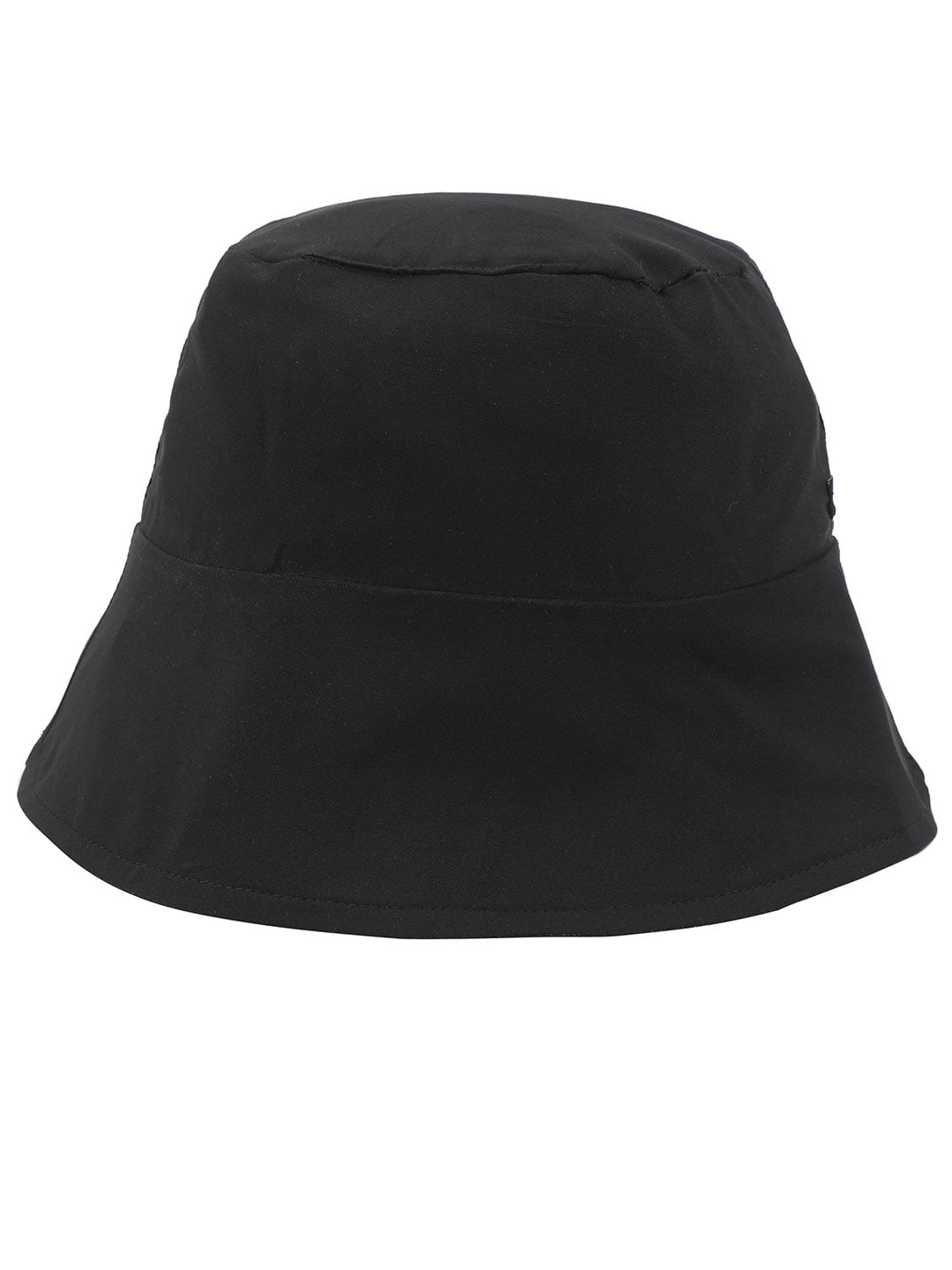 Zip Zap Solid Black Reversible Women Hat For Fashion