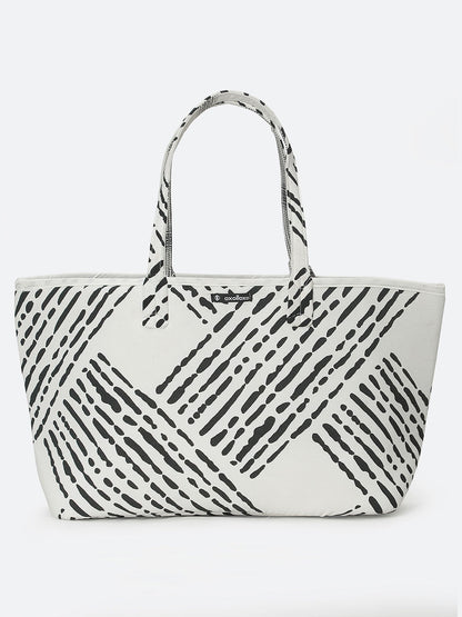 Monochrome Women Reversible Handbag For Timeless Style Today