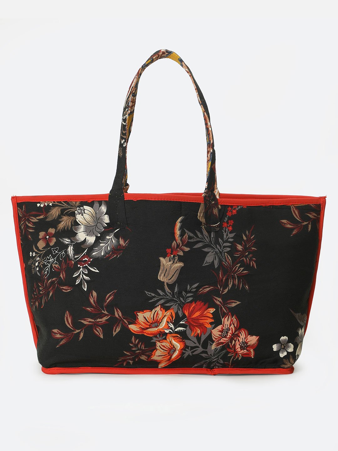 Pearls Of Flowers Women Reversible Handbag For Elegant Style