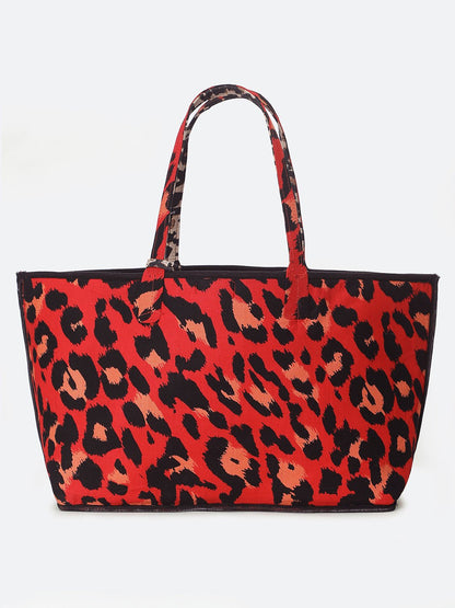 Animal Print Reversible Women Handbag For Stylish Look Now