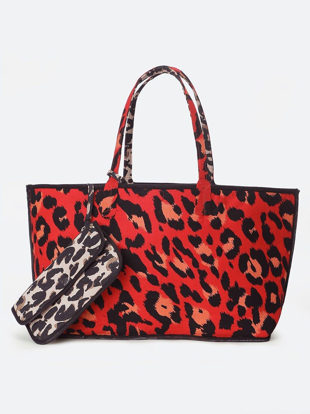 Animal Print Reversible Women Handbag For Stylish Look Now