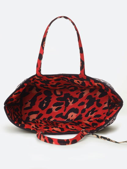 Animal Print Reversible Women Handbag For Stylish Look Now