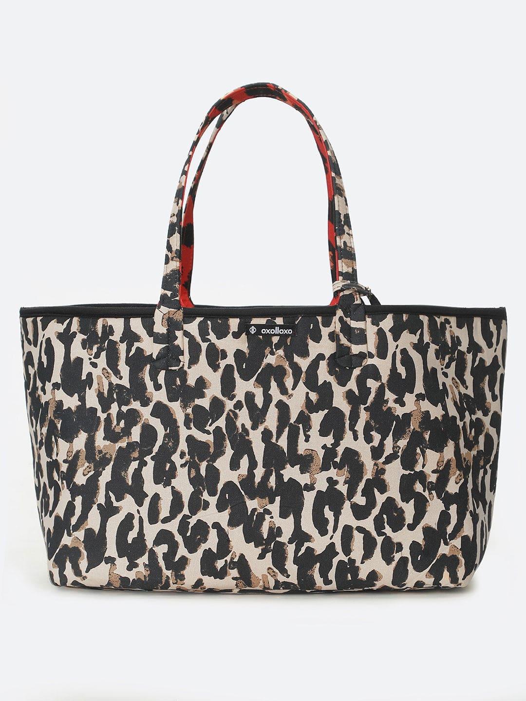 Animal Print Reversible Women Handbag For Stylish Look Now