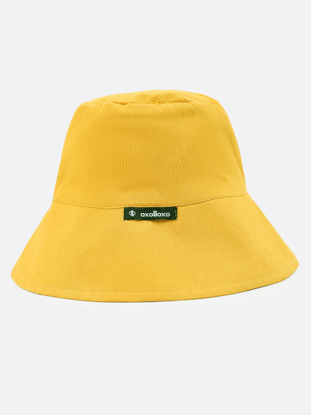 Yellow Women Cotton Bucket Hat For Bright Summer Days