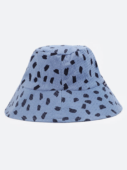 Light Blue Animal Print Women Bucket Hat For Fun