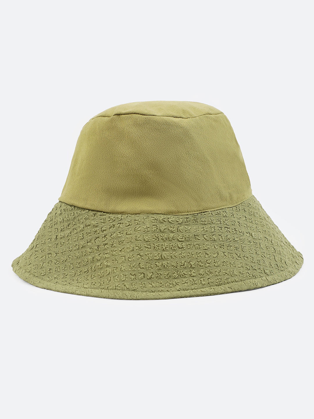 Stellar Khaki Color Women Bucket Hat For Stylish Wear