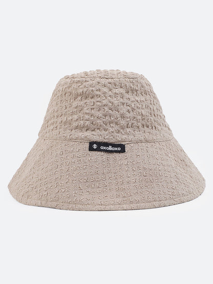 Notch Beige Women Bucket Hat For Trendy Look Today