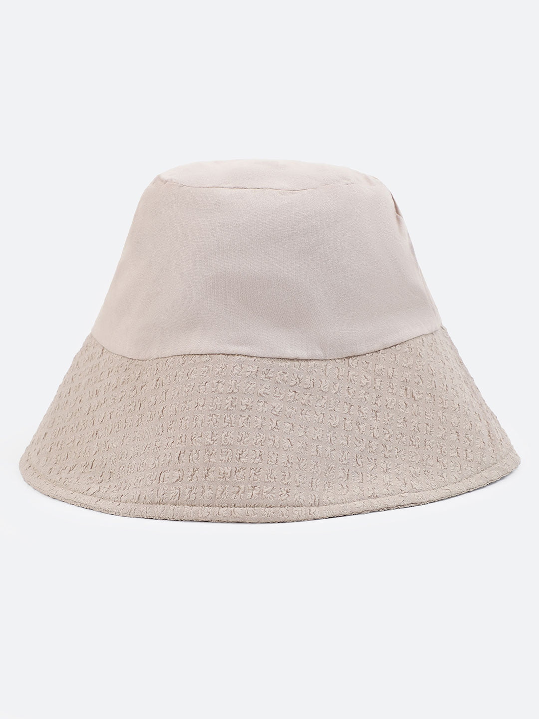 Notch Beige Women Bucket Hat For Trendy Look Today