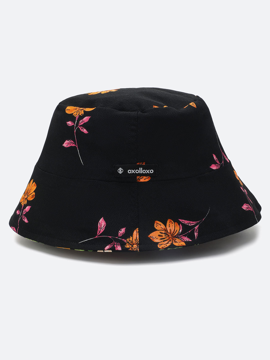 Made In Floral Printed Reversible Women Bucket Hat For Summer