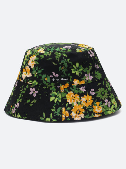 Made In Floral Printed Reversible Women Bucket Hat For Summer