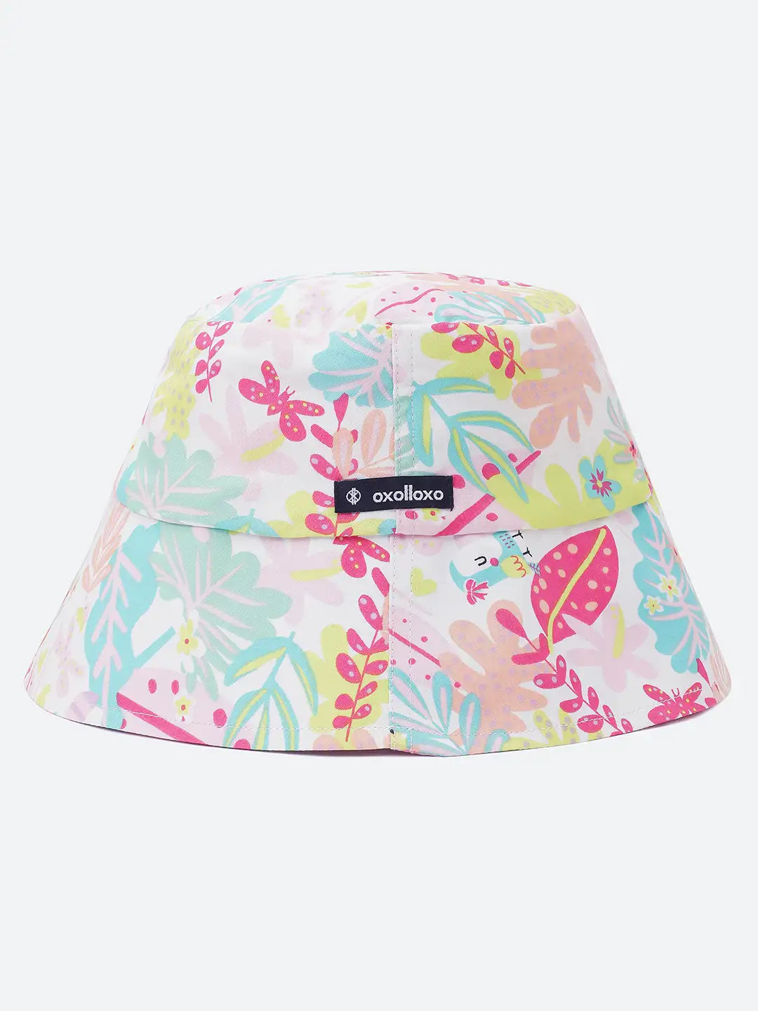 Natural Floral Print Reversible Women Bucket Hat For Style