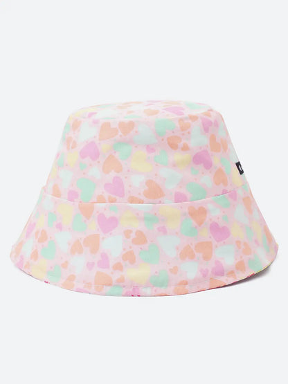 Natural Floral Print Reversible Women Bucket Hat For Style