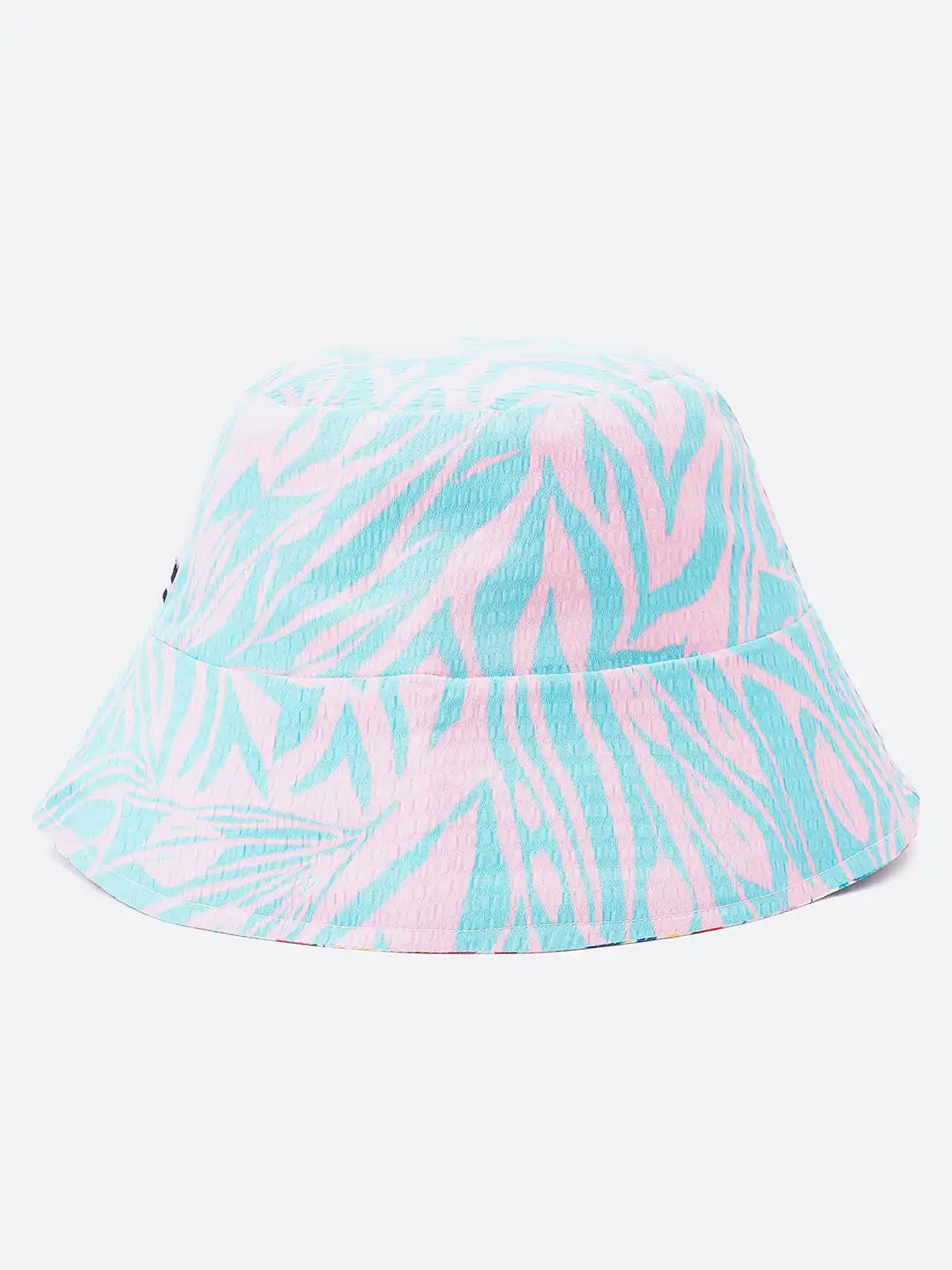 Prompted Floral Print Reversible Women Bucket Hat For Fun