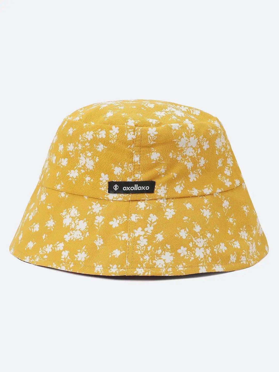 Stared Printed Reversible Women Bucket Hat For Colorful Look