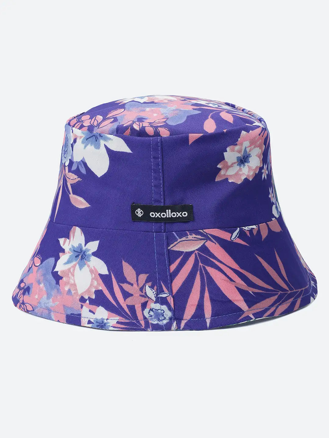 Trendz Floral Print Reversible Women Bucket Hat For Stylish