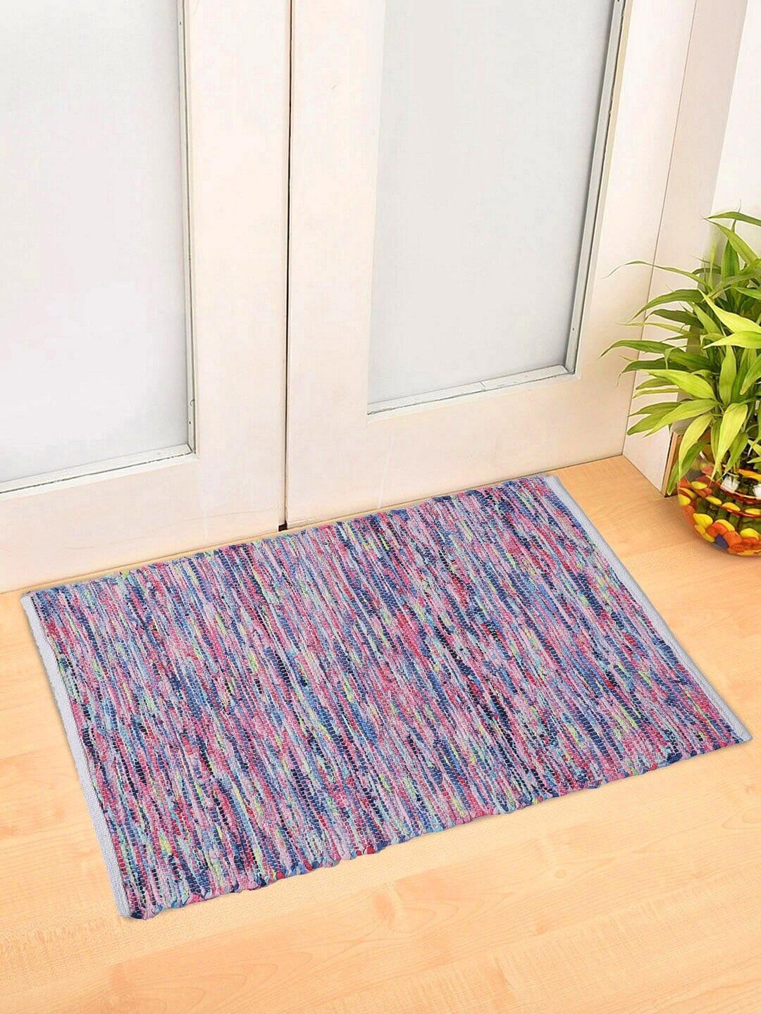 Multicolor Woven Design Rectangle Shape Rug For Unique Style