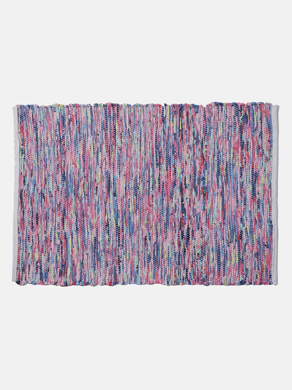 Multicolor Woven Design Rectangle Shape Rug For Unique Style