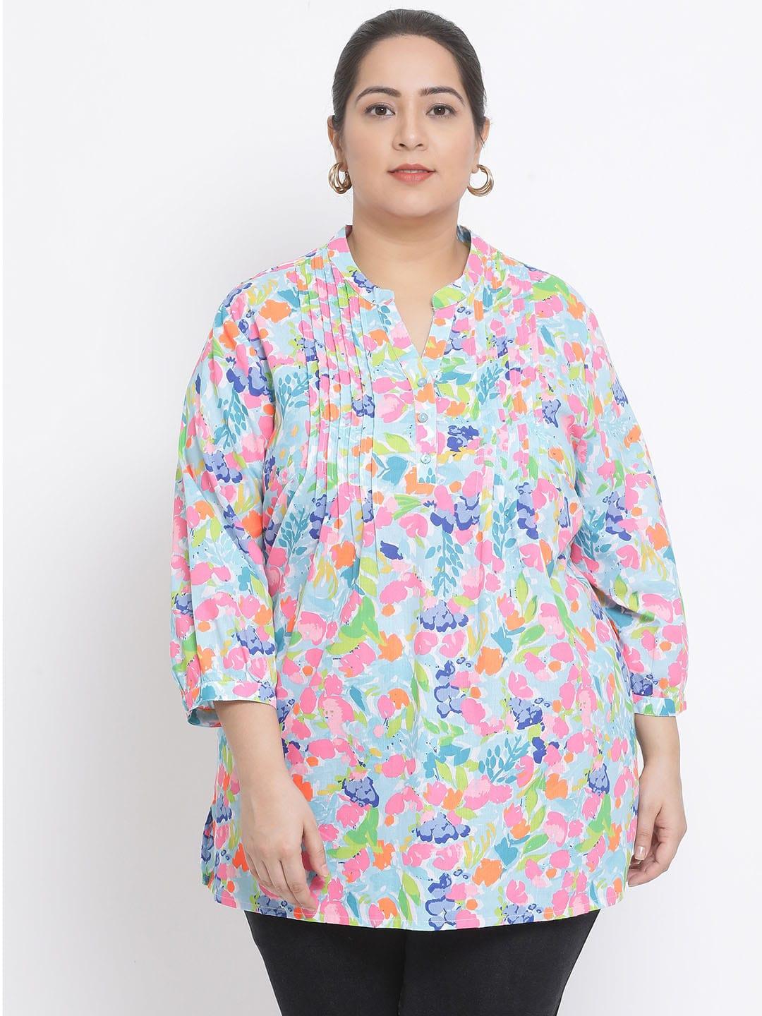 Neon Charismatic Plus Size Women Pluszi Tunic For Vibrant Style