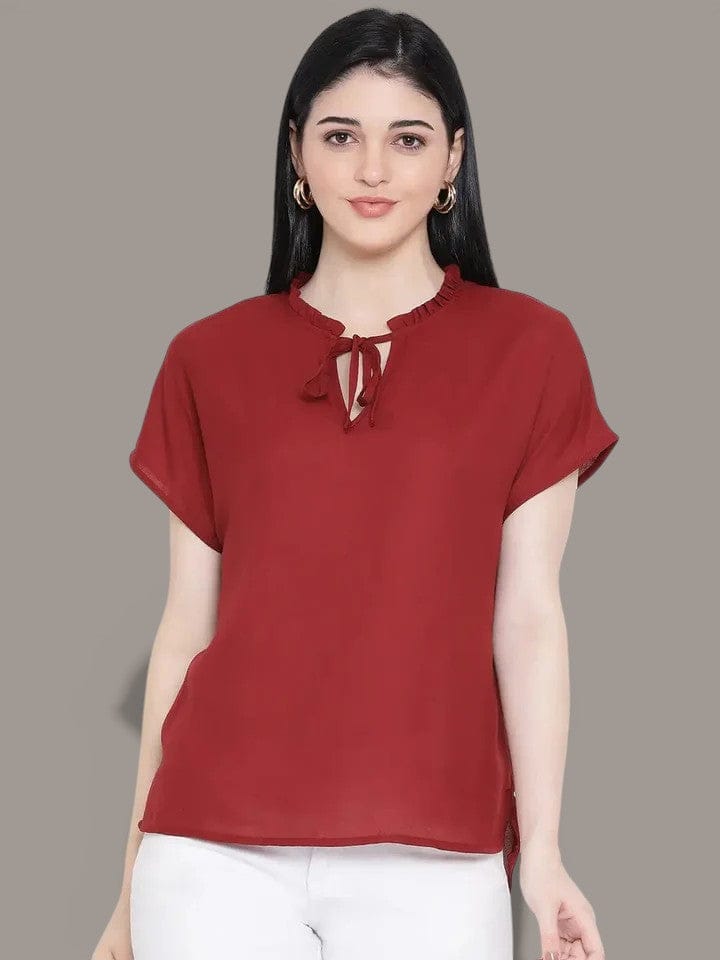Women's Maroon Top