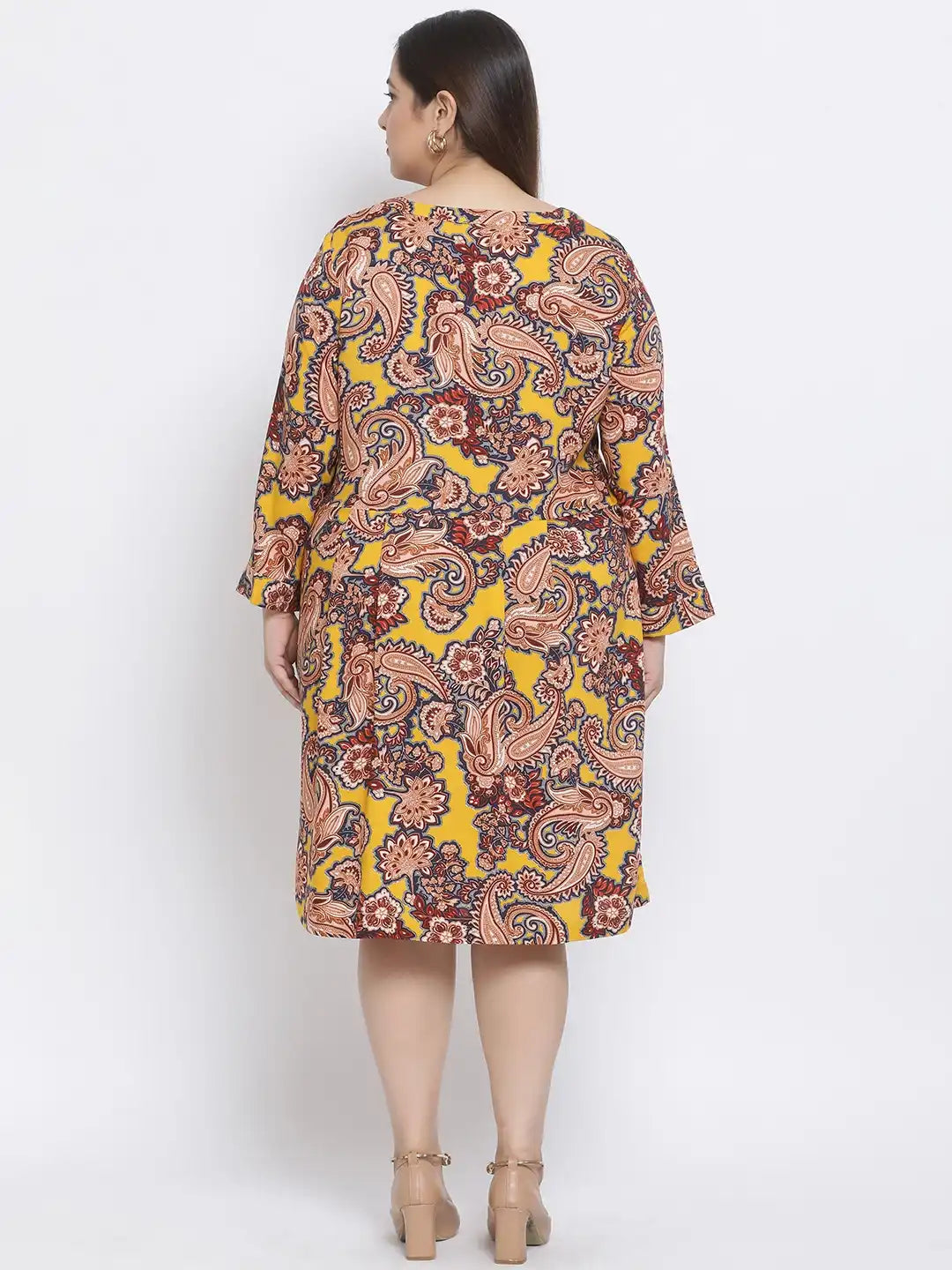 Floral Future Plus Size Women Dress For Spring Wear