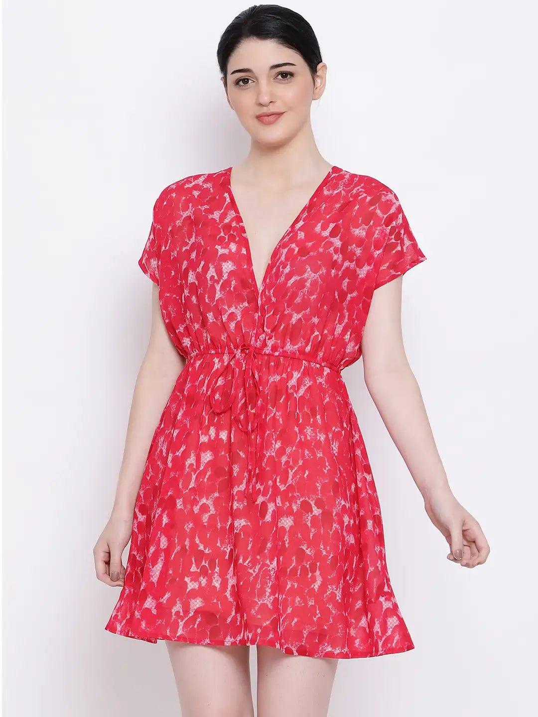 Dazzle Bretta Cover-Up Nightwear Comfy Kaftan For Summer Relaxation