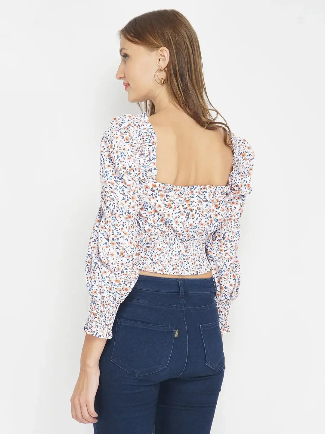 Floral Paradise Women'S Floral Crop Top - oxolloxo