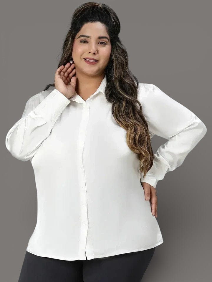 Plus Size White Shirt