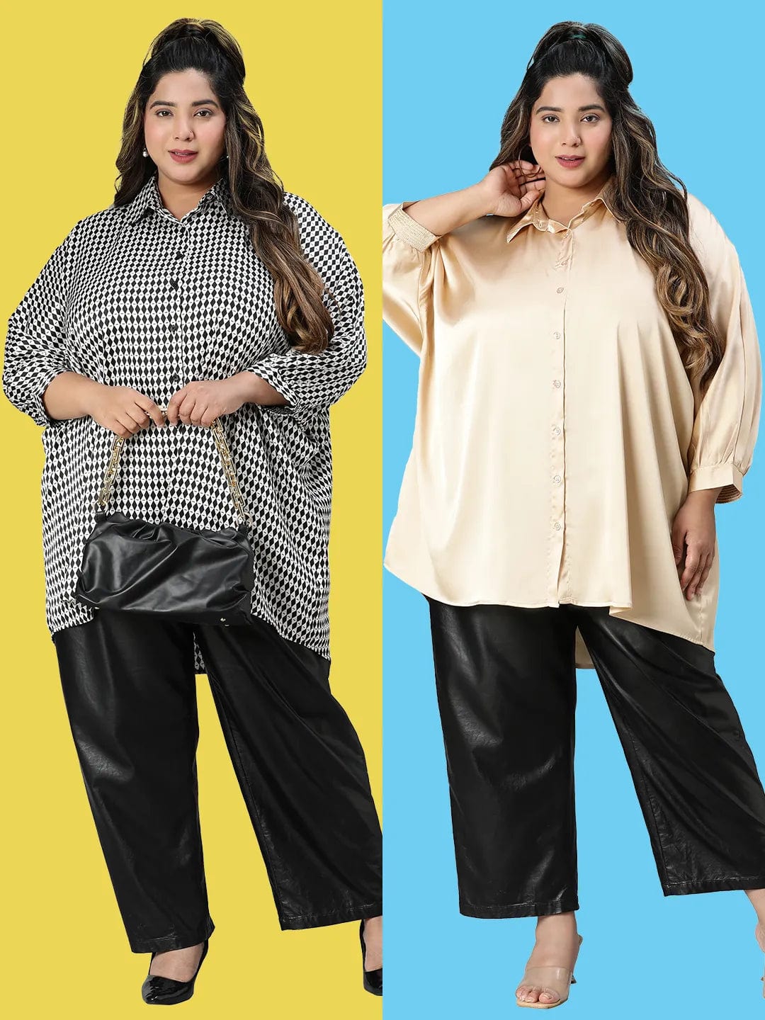 Create Stylish Looks with Our Plus-Size Tops Bundle