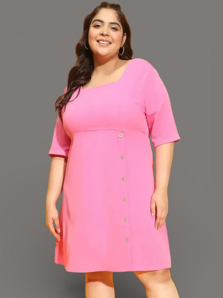 Plus Size Pink Dress