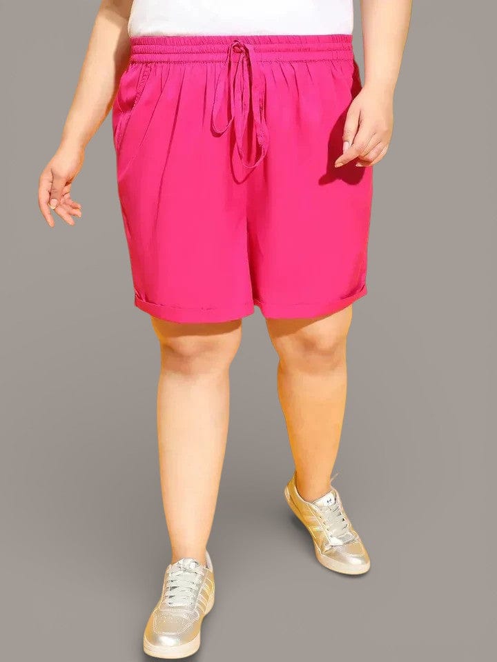 Plus Size Pink Short