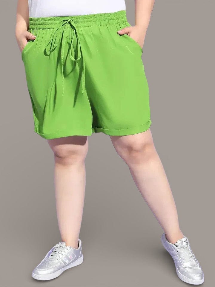 Plus Size Green Short