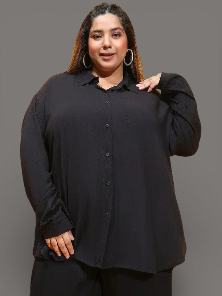 Plus Size Black Shirt