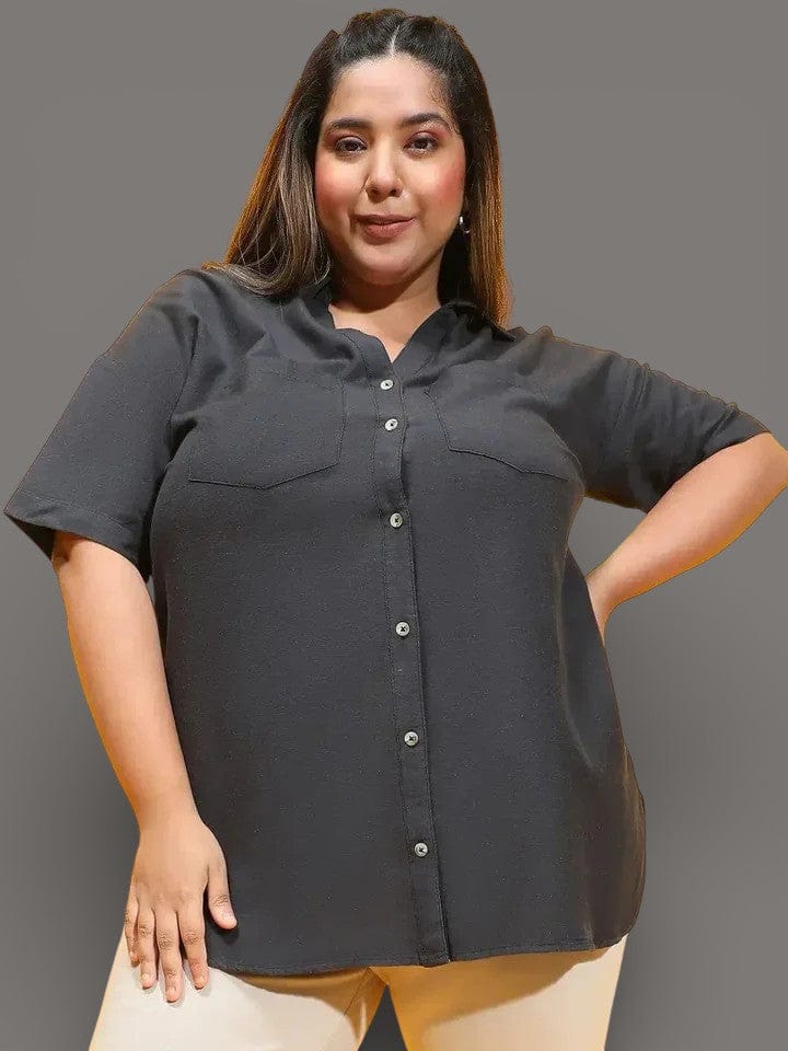 Plus Size Black Shirt