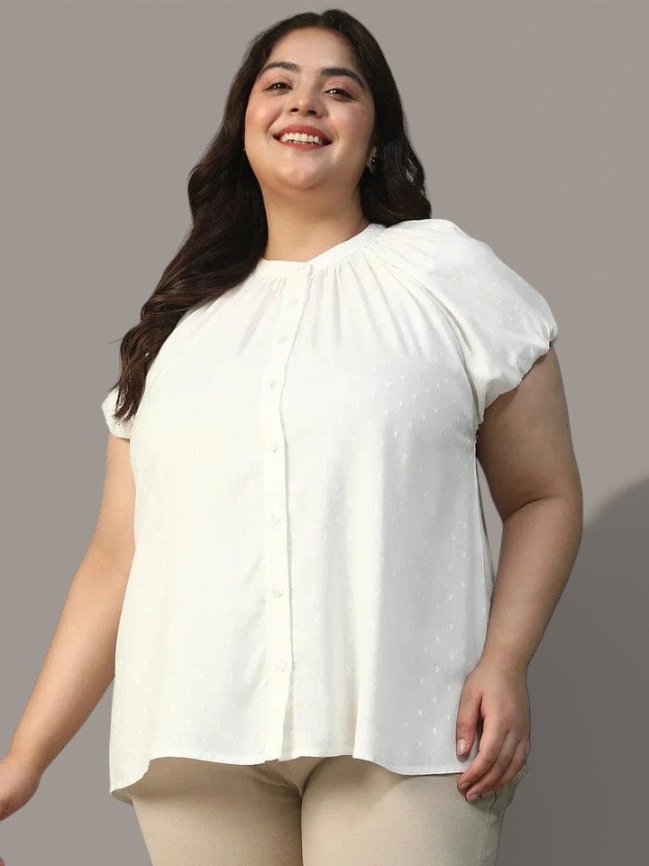 Plus Size White Shirt