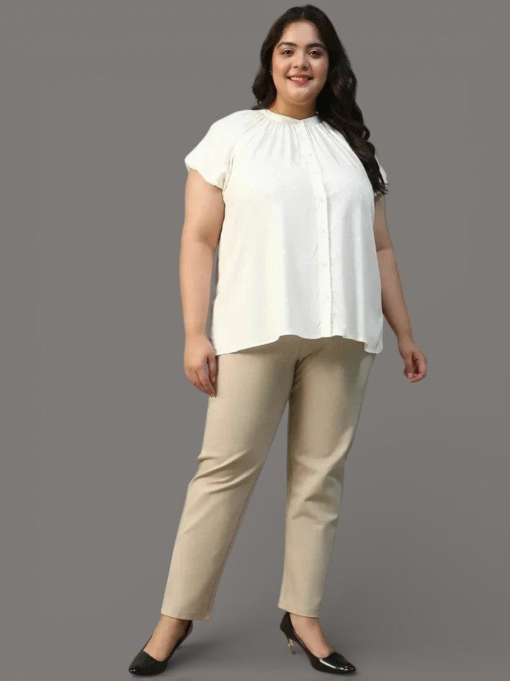 Plus Size White Shirt