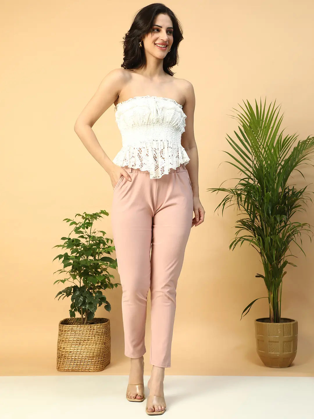 White Off-Shoulder Top