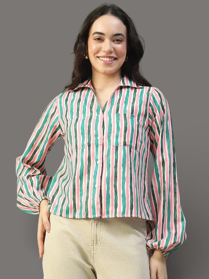 Multicolor Stripe Shirt