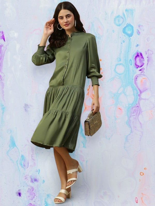 Women Khaki Dress