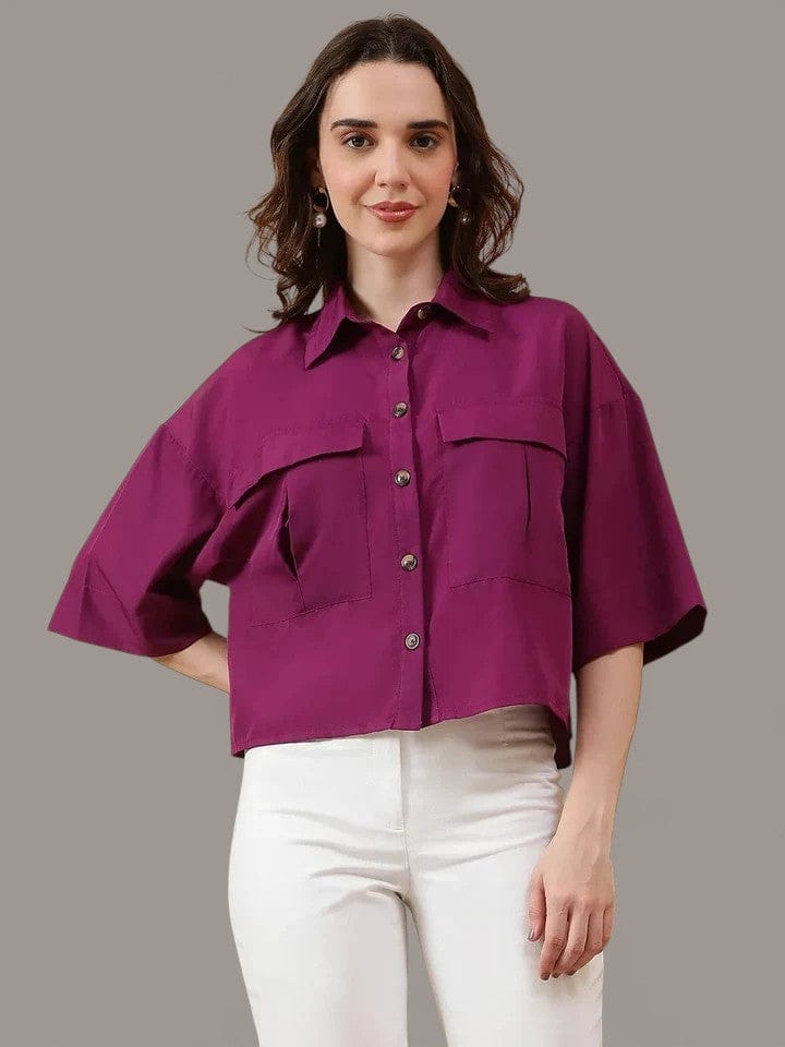 Women Purple Shirt