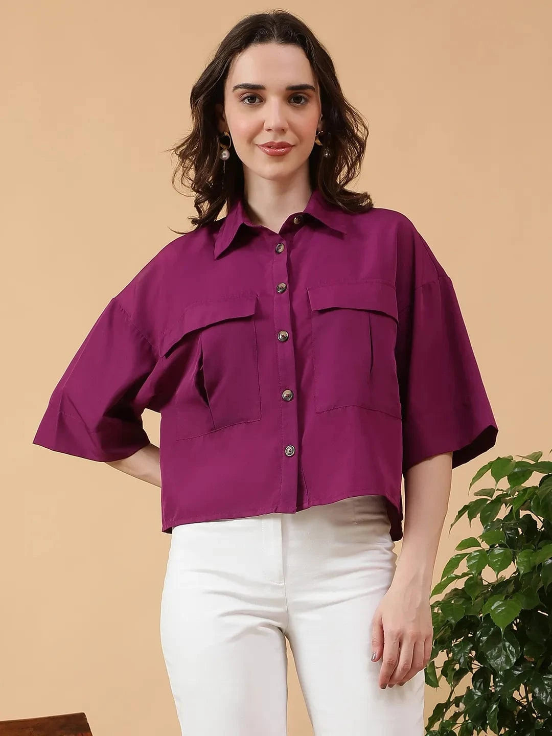 Women Purple Shirt