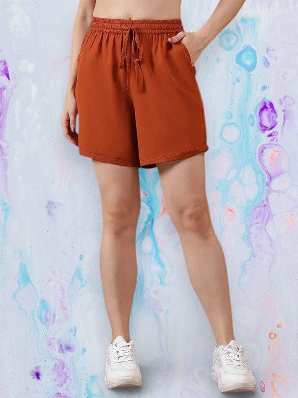 Women Brown Short