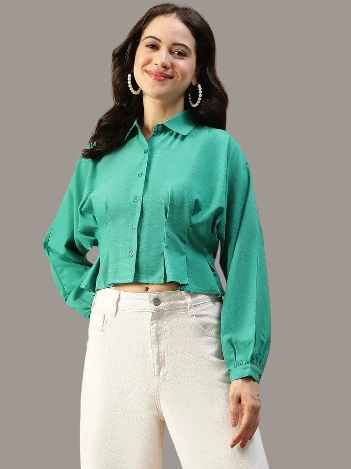 Women Green Shirt