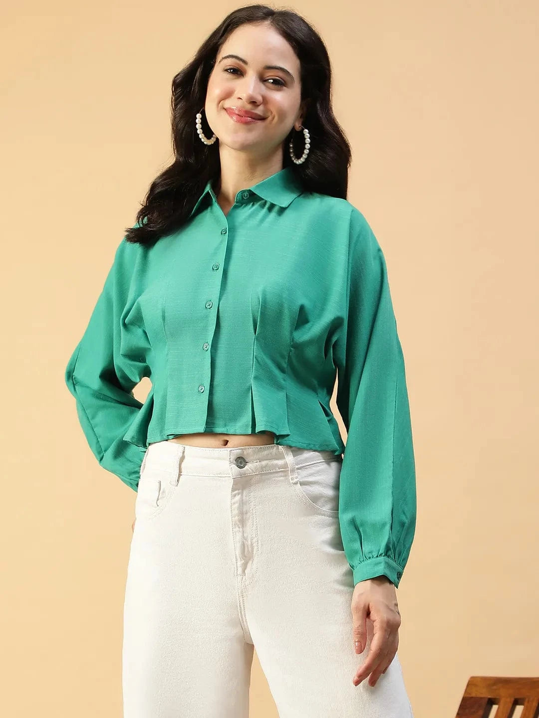 Women Green Shirt