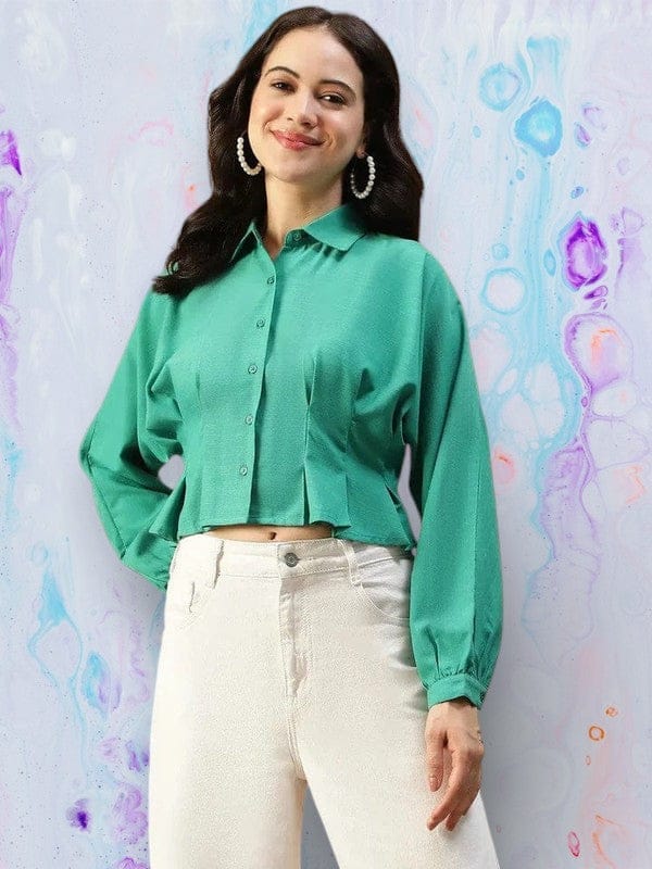 Women Green Shirt
