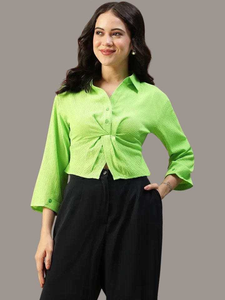 Women Green Shirt