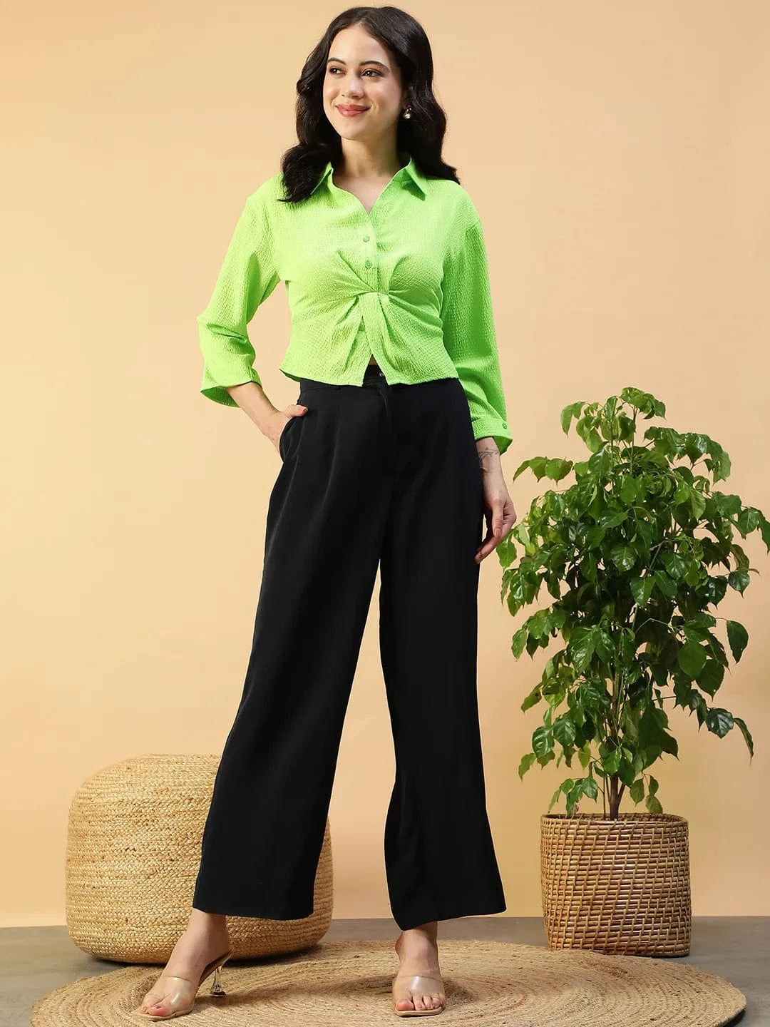 Women Green Shirt